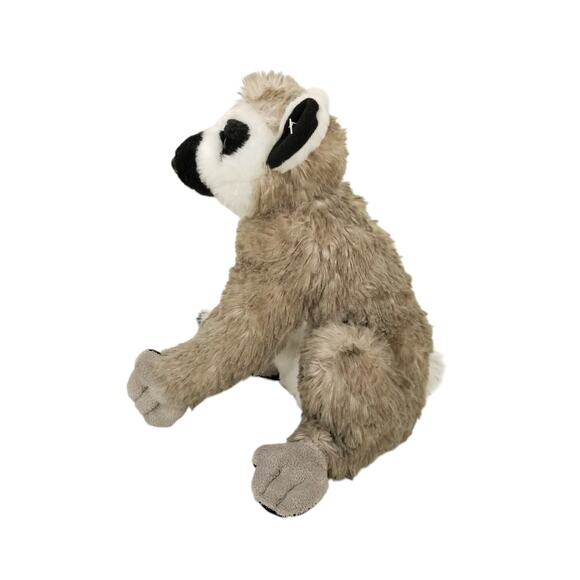 Adventure Planet Ring Tailed Lemur Plush Stuffed Animal Toy Sitting Realistic - Picture 2 of 10